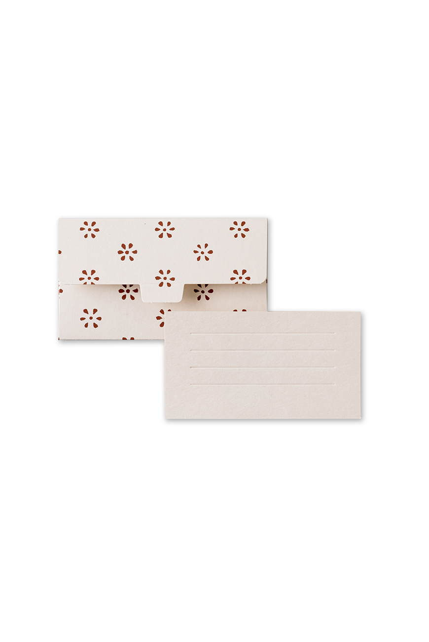 Small Envelope &amp; Card Wild Flower