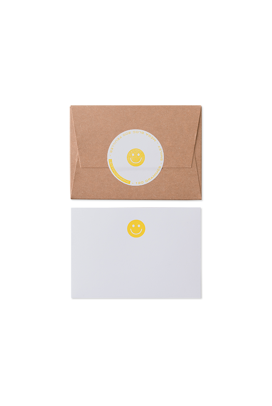 Mega Notepad A6 - Smiley