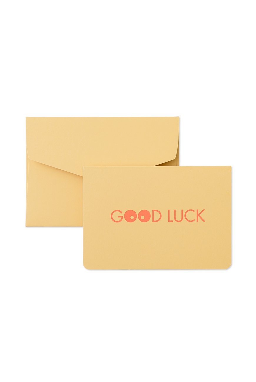Folded Card - Good Luck