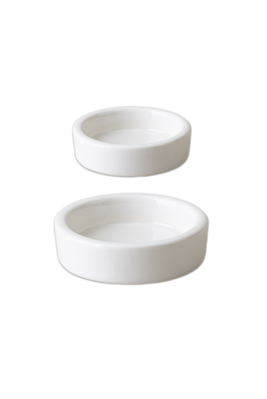 White Porcelain Round Tray