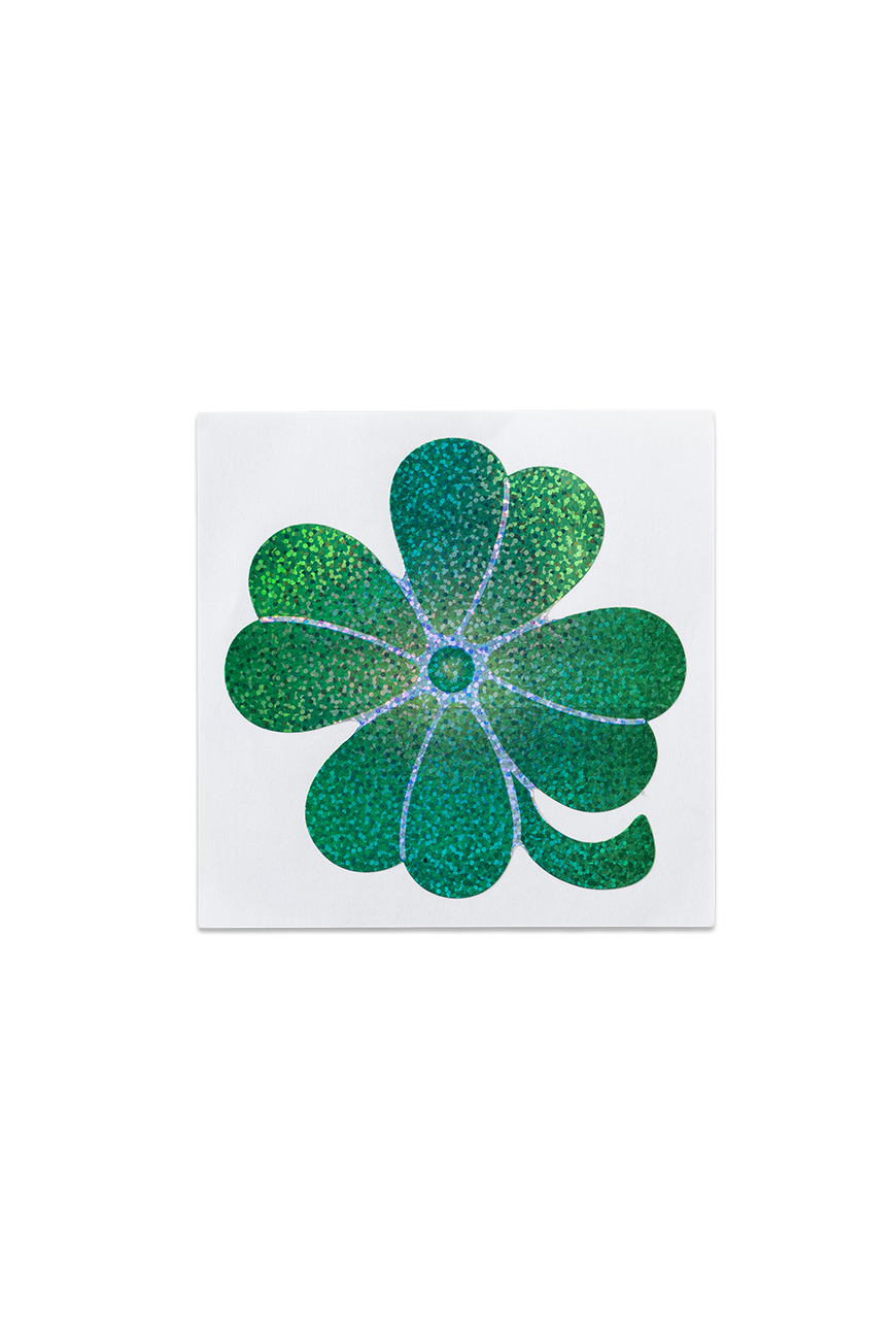 Hologram Sticker - Large clover