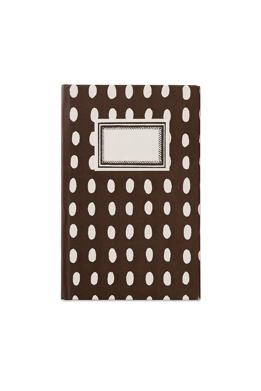 Hard Cover Notebook Bean Coffee