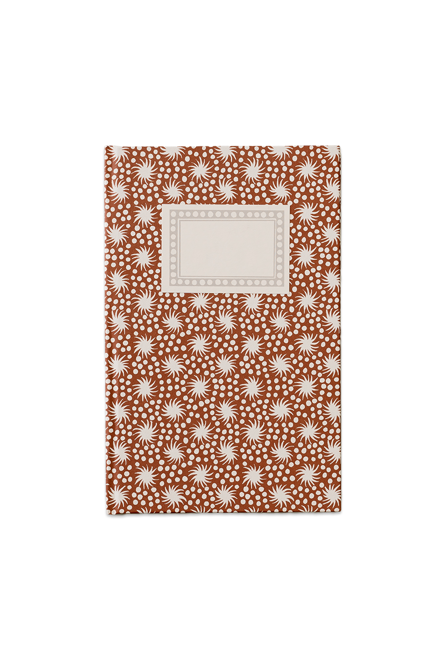 Hard Cover Notebook Animalcules Cocoa Brown