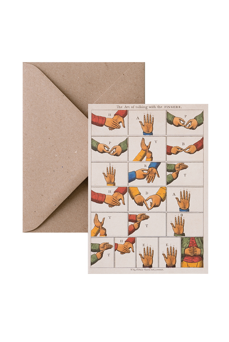 Card &amp; Envelope - Talking Fingers