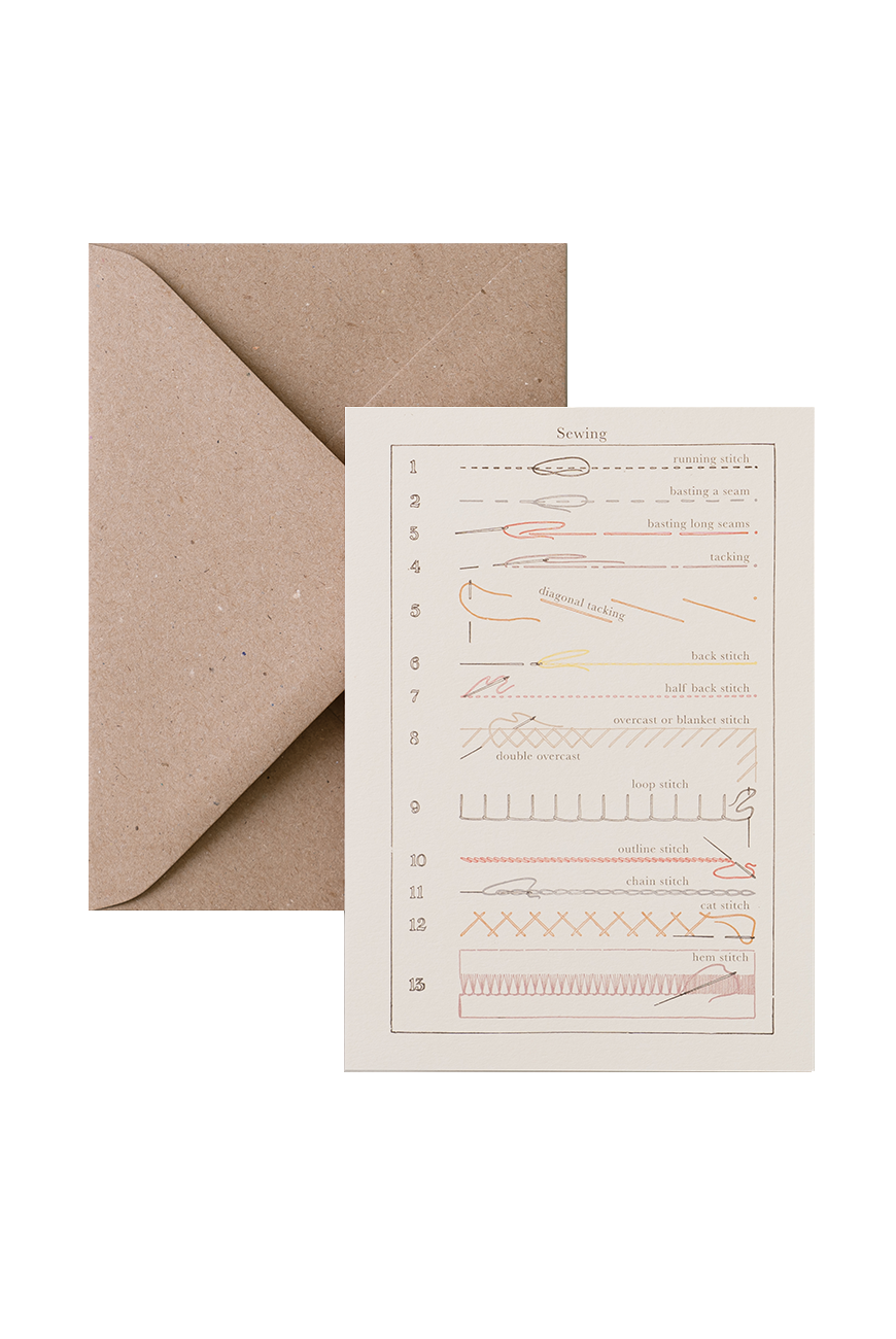 Card &amp; Envelope - Sewing