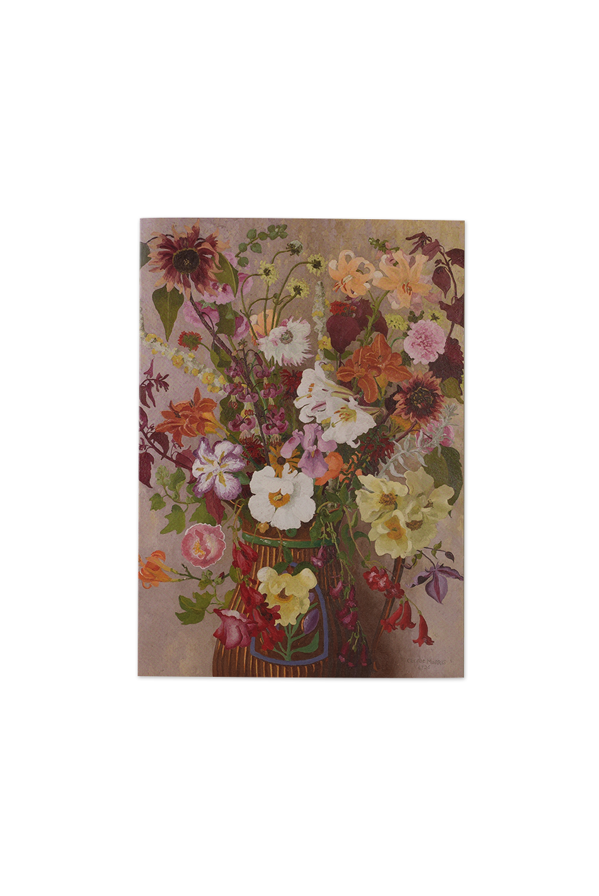 Greeting Card Cedric Morris - Still Life with Flowers and Jug