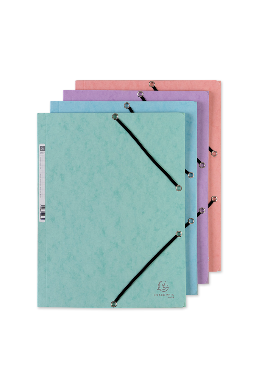 Aquarel Elasticated Folder 3flap - A4