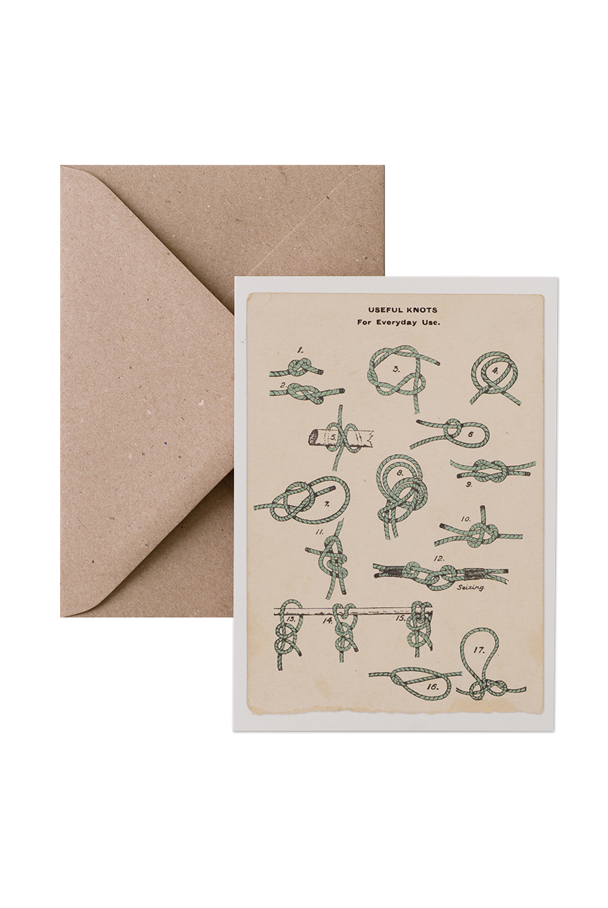 Card &amp; Envelope - Scouting Knots