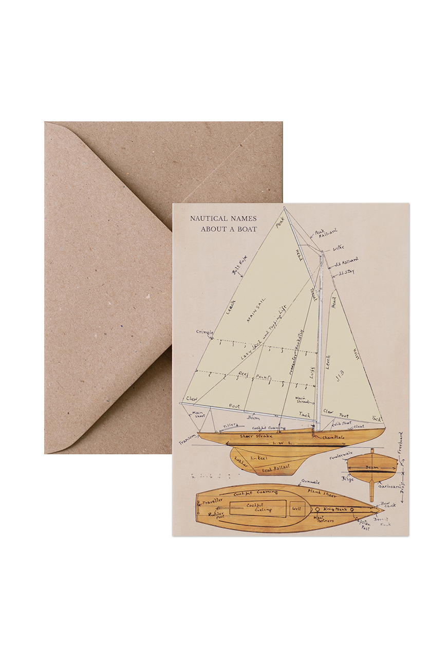 Card &amp; Envelope - Nautical Names