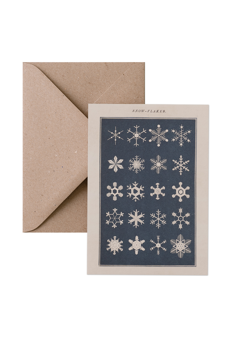 Card &amp; Envelope - Snowflakes