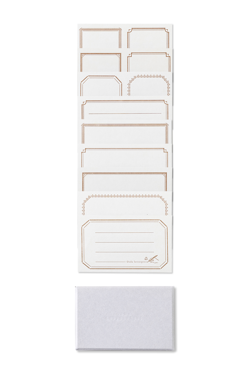 Letterpress Sticker Box