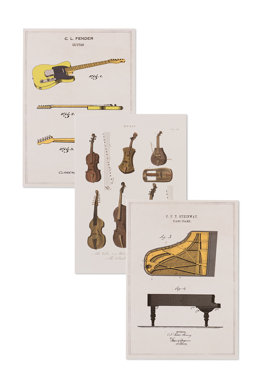 Card &amp; Envelope - Music Instruments