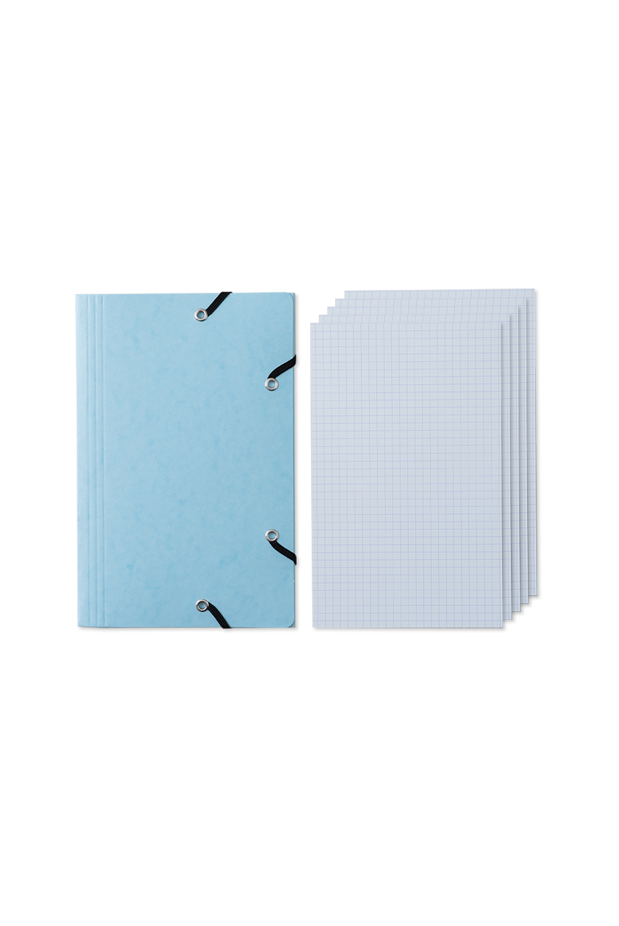 Aquarel Folder With 25 Record Cards - Mini
